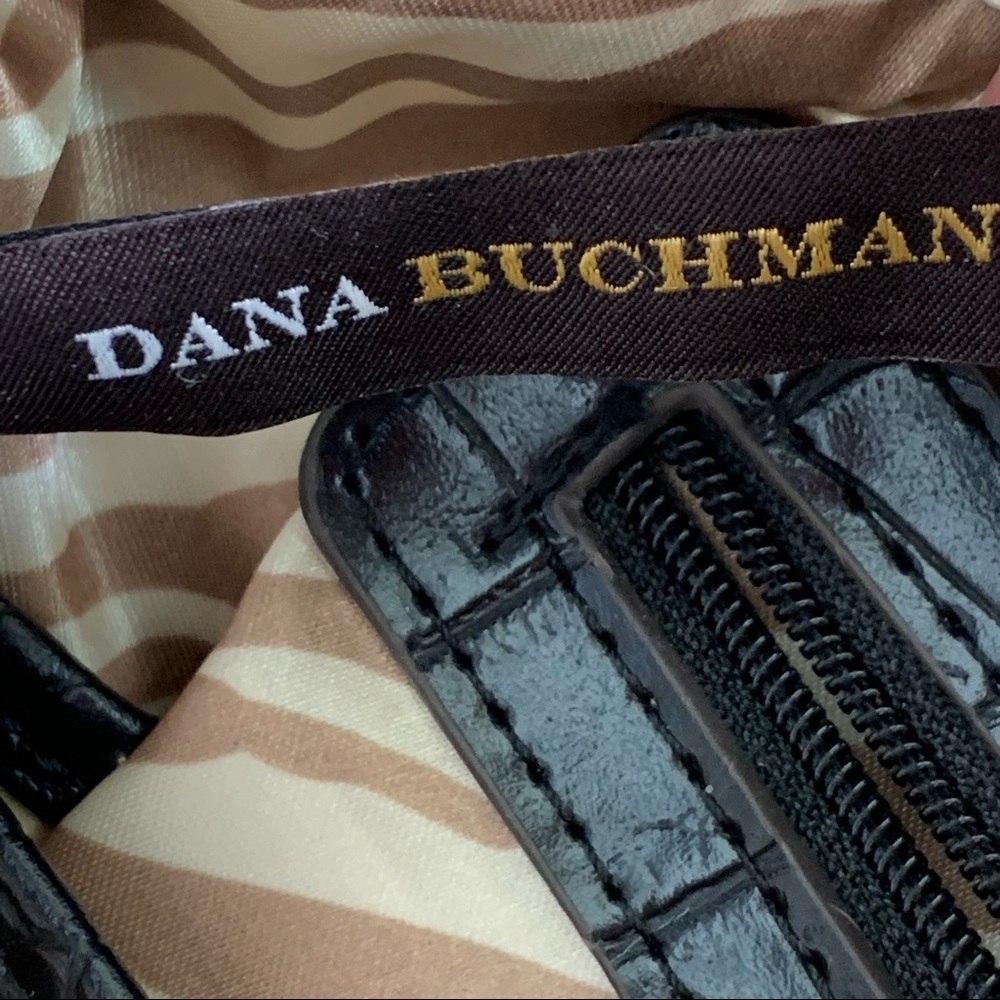 Dana Buchman Women's Black & Tan Shoulder Bag - Picture 11 of 12